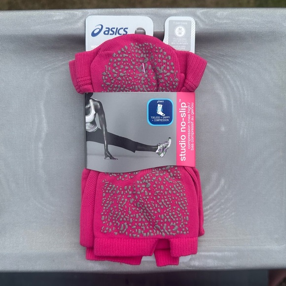 Compression Socks Pink Toeless - Picture 2 of 9